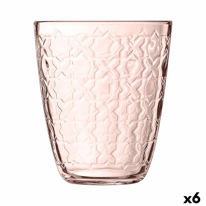 Glass Luminarc Concepto Riad Pink Glass (310 ml) (6 Units) -