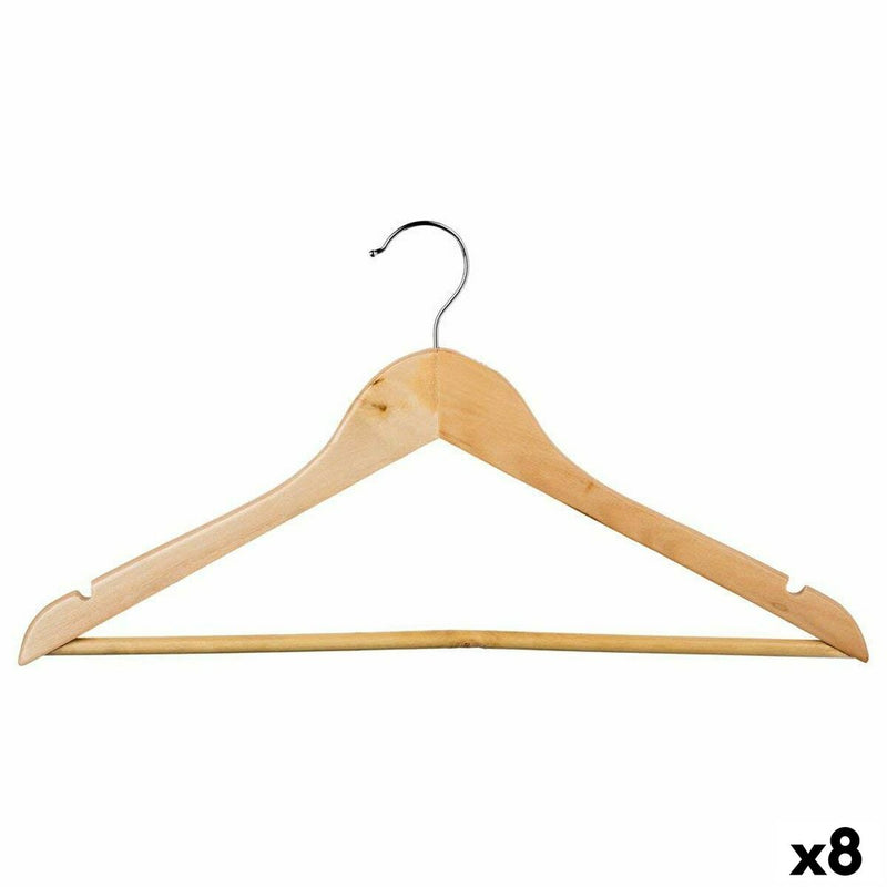 Hangers 5five Natural Wood 8 Units (45 x 23 cm)