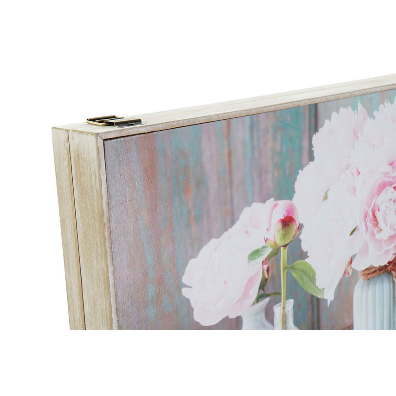Key cupboard DKD Home Decor Grey MDF Wood (46.5 x 6 x 31.5 cm) (2 pcs)