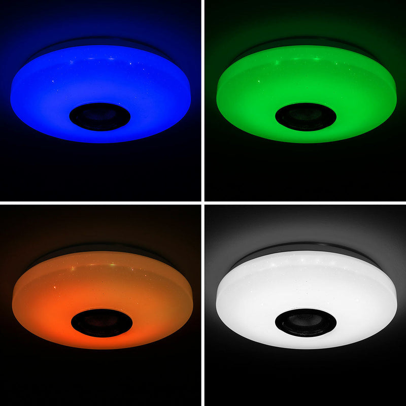 LED Ceiling Light with Speaker Lumavox InnovaGoods -