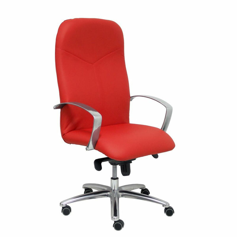 Office Chair Caudete P&C BPIELRJ Leather Red