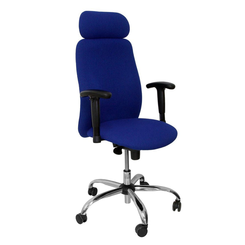 Office Chair with Headrest Fuente P&C BALI229 Blue