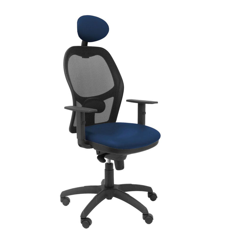Office Chair with Headrest Jorquera malla P&C NSPAZMC Navy Blue