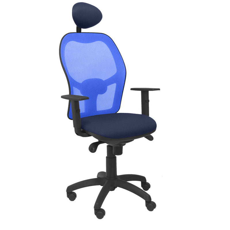 Office Chair with Headrest Jorquera P&C ALI200C Navy Blue