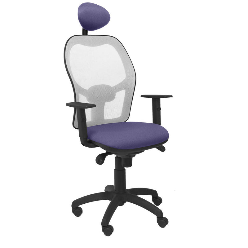 Office Chair with Headrest Jorquera P&C ALI261C Light Blue