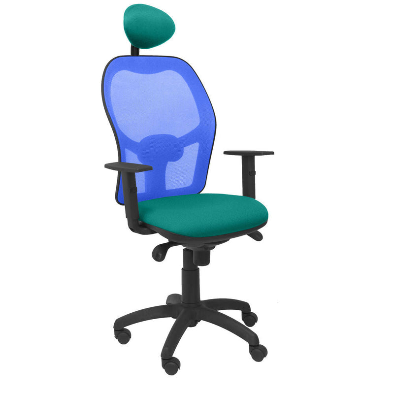 Office Chair with Headrest Jorquera P&C BALI39C Light Green