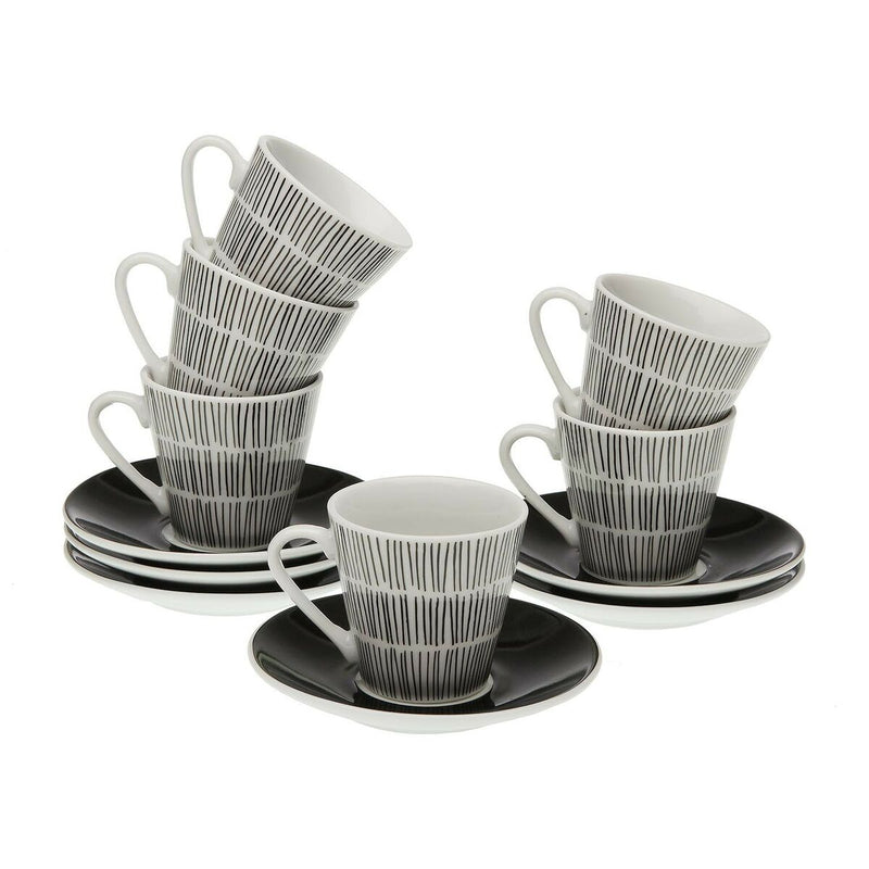 Piece Coffee Cup Set Versa New Lines Porcelain (6 Pieces)