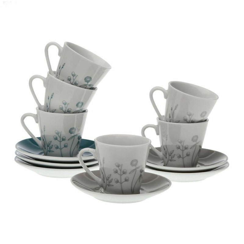 Piece Coffee Cup Set Versa Nomma Porcelain (6 Pieces) (5,8 x 6 x 5,8 cm)