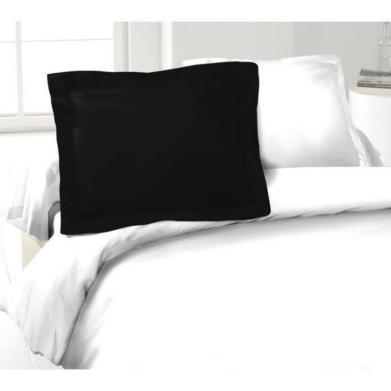Pillowcase Lovely Home 100% cotton 2 Pieces Black (50 x 70 cm)