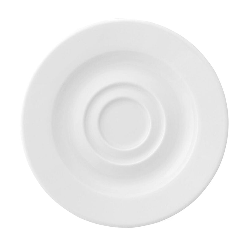 Plate Ariane Prime Espresso Ceramic White (13 cm) (12 Units)
