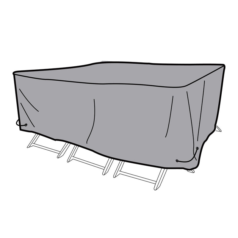Protective Case DKD Home Decor Table Black Aluminium Dark grey (200 x 130 x 60 cm)