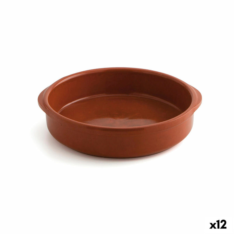 Saucepan Raimundo Ceramic Brown (22 cm) (12 Units) -