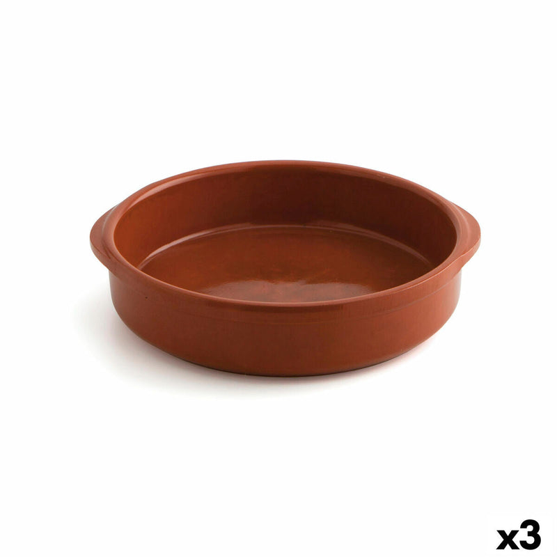 Saucepan Raimundo Ceramic Brown (Ø 28 cm) (3 Units) -