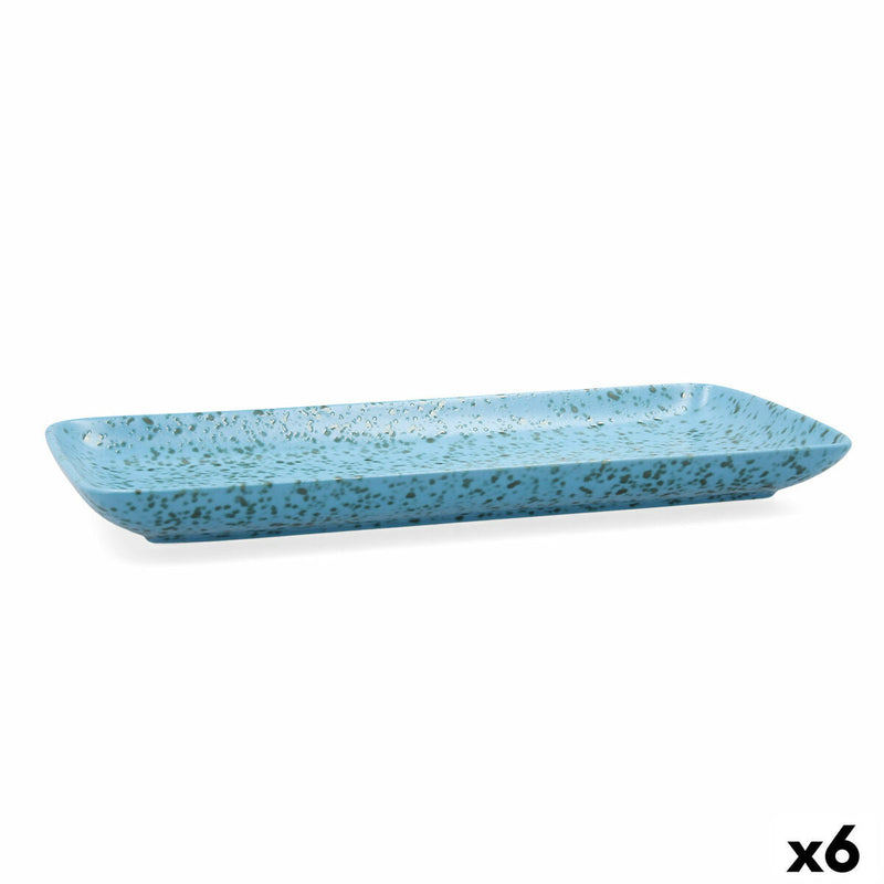 Serving Platter Ariane Oxide Ceramic Blue (36 x 16,5 cm) (6