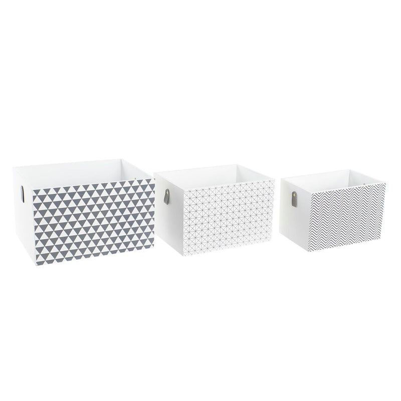 Set of decorative boxes DKD Home Decor (37 x 28 x 23 cm)