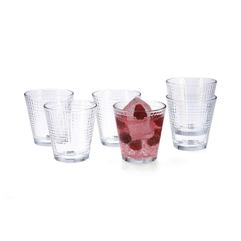 Set of glasses Quid Transparent Glass (250 ml) (6 Units) -