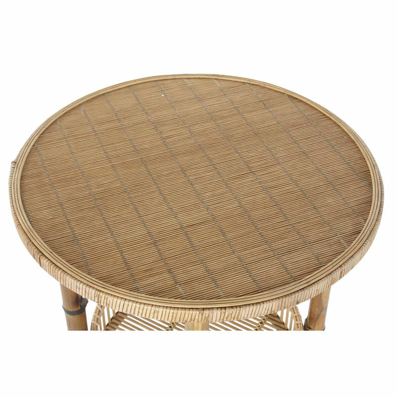 Side table DKD Home Decor Bamboo (60 x 60 x 61 cm)