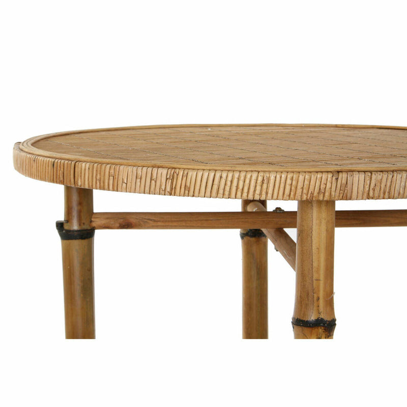 Side table DKD Home Decor Bamboo (60 x 60 x 61 cm)