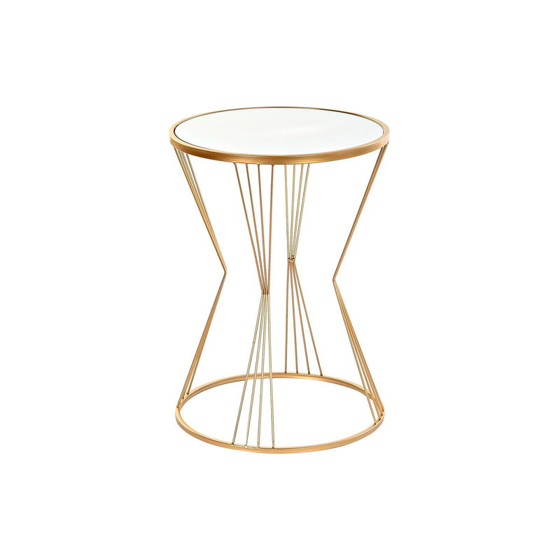 Side table DKD Home Decor Mirror Golden Metal (40 x 40 x 55 cm)