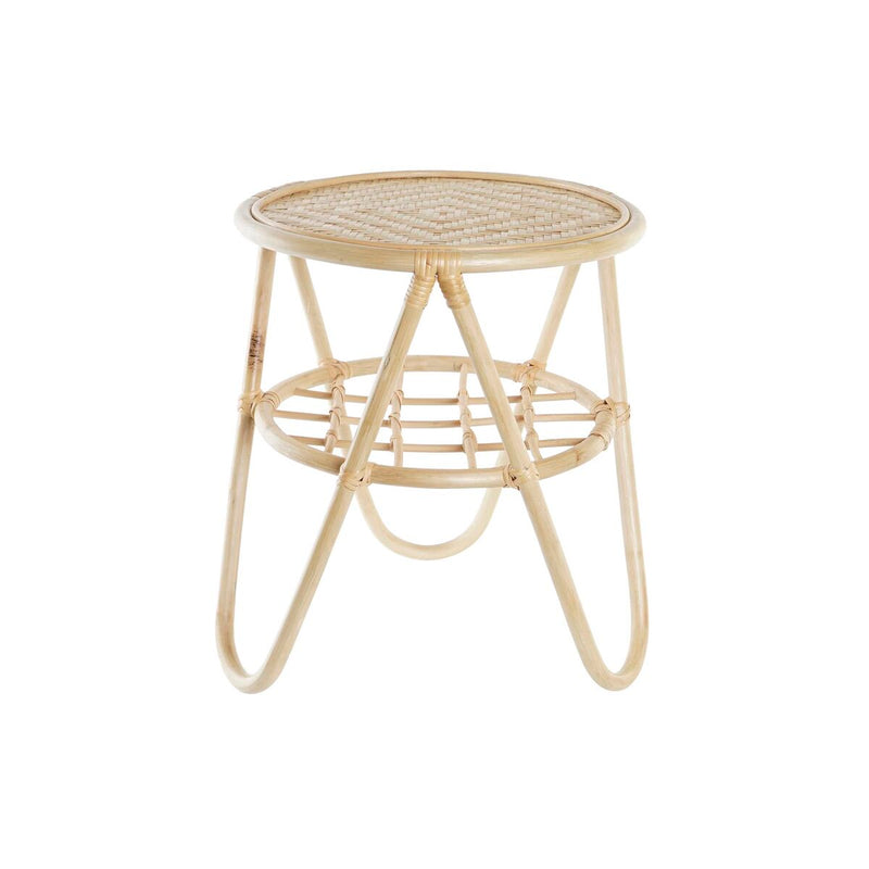 Side table DKD Home Decor Natural Bamboo (40 x 40 x 46 cm)
