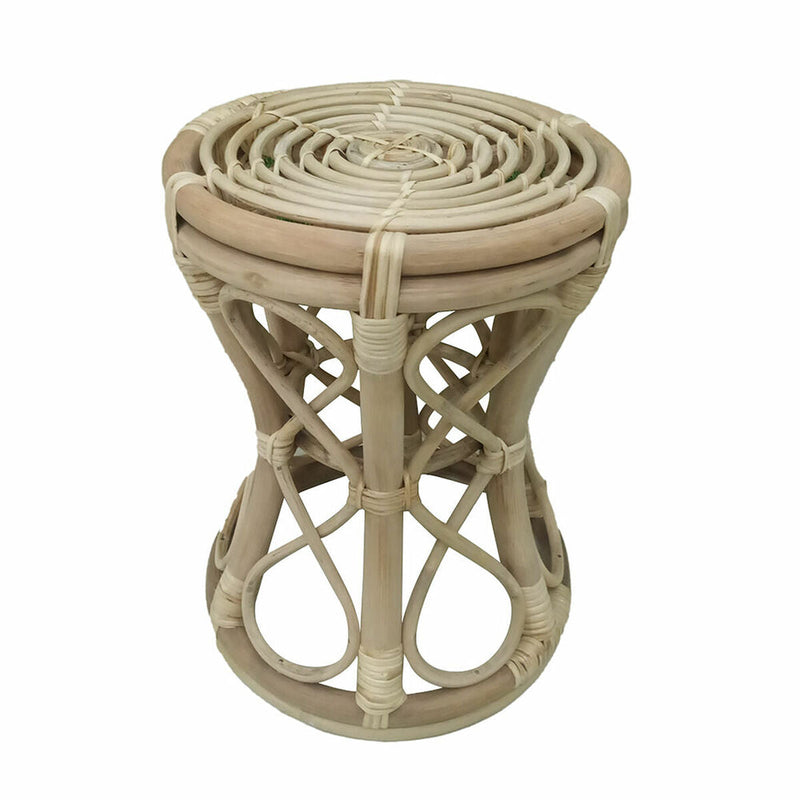 Side table DKD Home Decor Natural Rattan Tropical (30 x 30 x 40 cm)