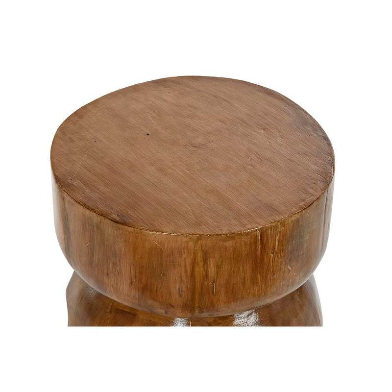 Side table DKD Home Decor Natural White Light brown Albasia wood (29 x 29 x 51 cm) (30 x 30 x 50 cm)