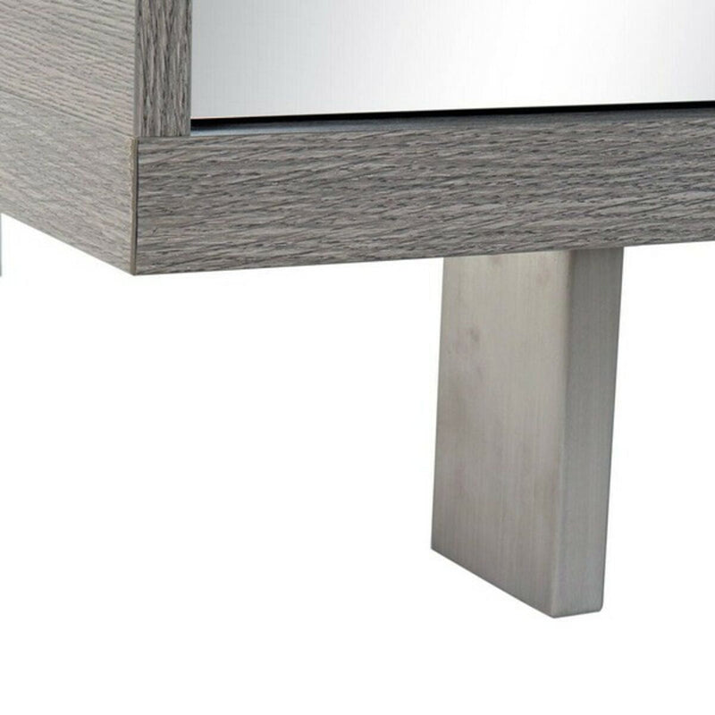 Side Table DKD Home Decor WING Steel Melamin Mirror (140 x 70 x 40 cm)