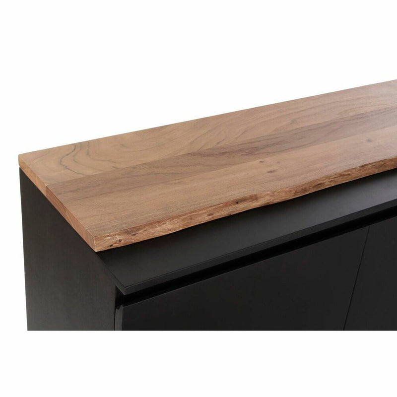 Sideboard DKD Home Decor Black Brown Mango wood (160 x 42 x 72 cm)