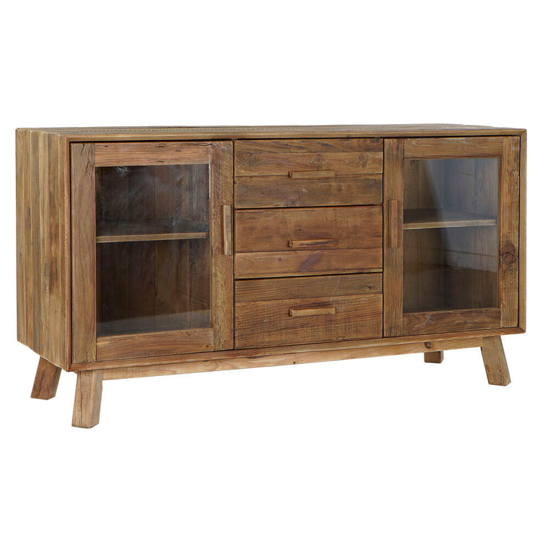Sideboard DKD Home Decor Crystal Natural Recycled Wood (160 x 48 x 85 cm)