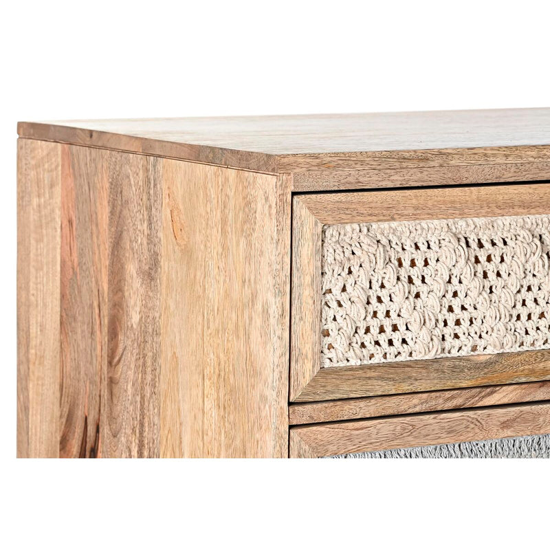 Sideboard DKD Home Decor Natural Grey Mango wood (147 x 48 x 79 cm)