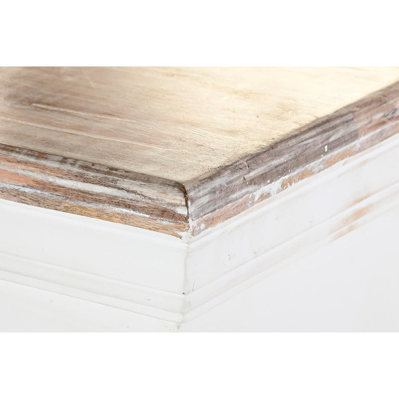 Sideboard DKD Home Decor Natural White Mango wood (122 x 25 x 91 cm)