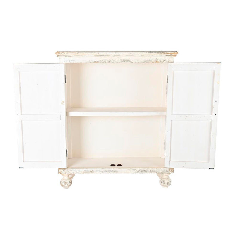 Sideboard DKD Home Decor White Fir Golden MDF (93,5 x 36,5 x 110 cm)