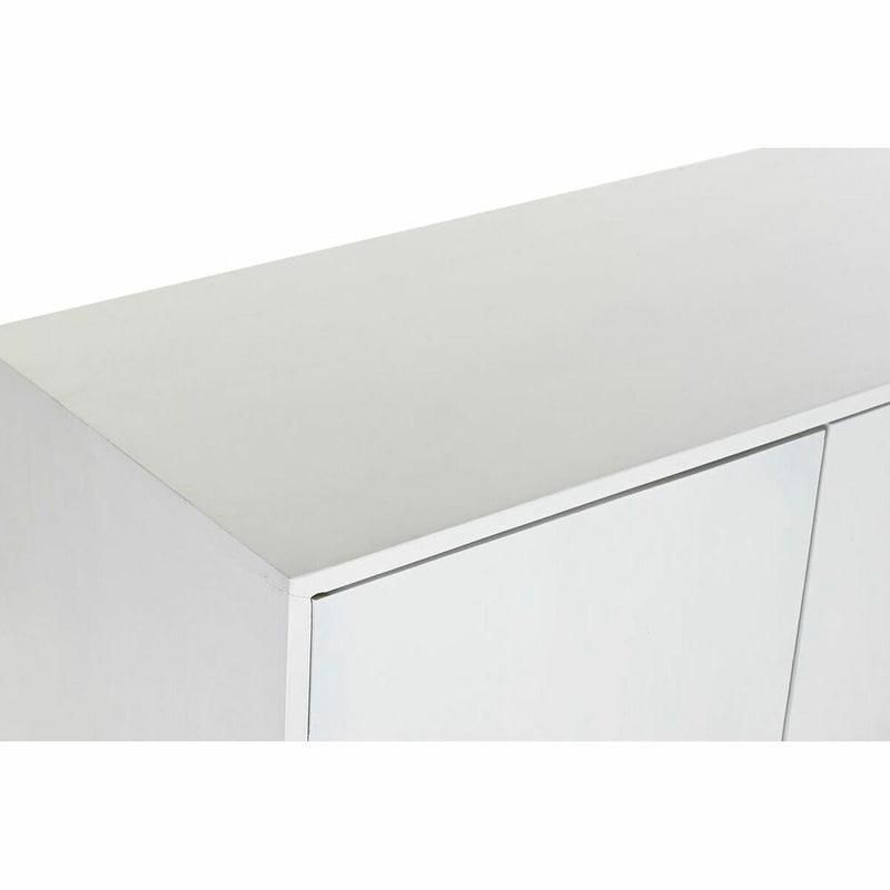 Sideboard DKD Home Decor White Golden Metal Mango wood (80 x 37,5 x 80 cm)