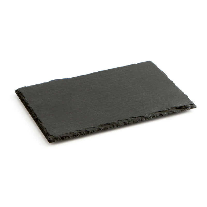 Slate Effect Ceramic Tray Quid Gastro Fun Black (30 x 20 cm)