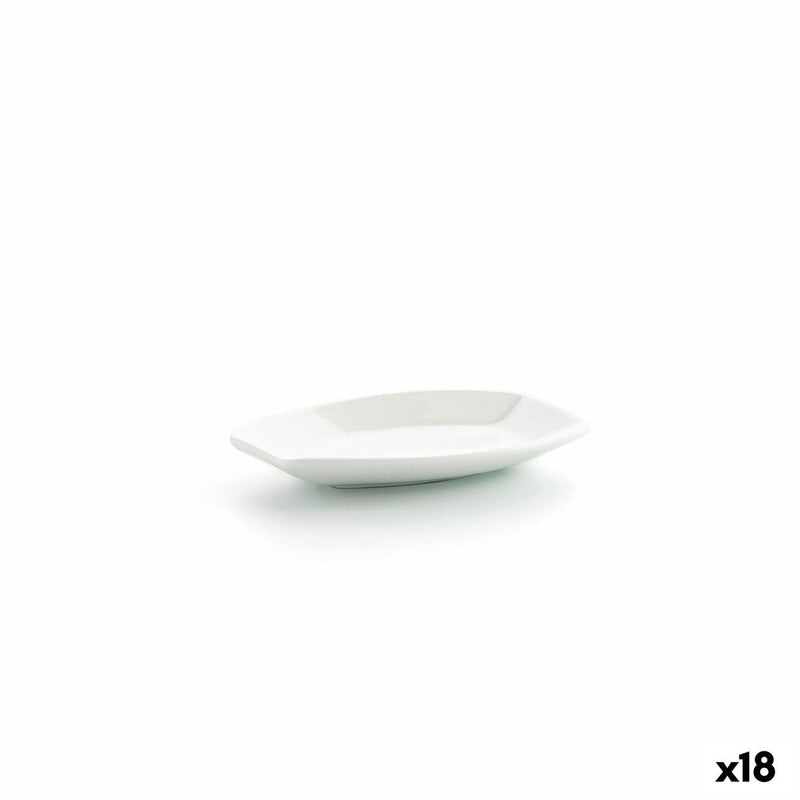 Snack tray Ariane Alaska 9,6 x 5,9 cm Mini Oval Ceramic