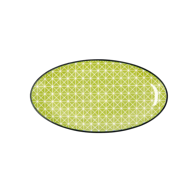 Snack tray Quid Pippa Oval Ceramic Multicolour (21 cm) (8