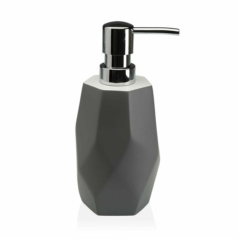 Soap Dispenser Versa Amanda Grey Plastic Resin (8,2 x 21 x 8,2 cm)