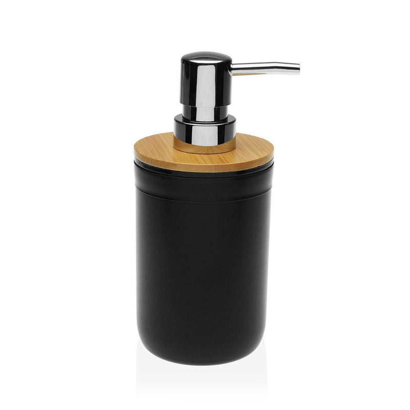 Soap Dispenser Versa Elisa Black polypropylene (7,5 x 17,5 x 7,5 cm)