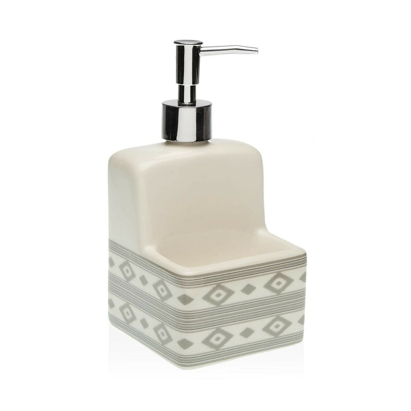 Soap Dispenser Versa Manacor Grey Ceramic Dolomite