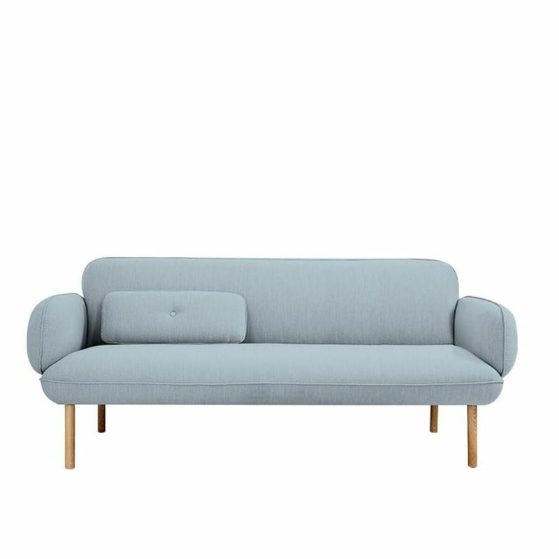 Sofa DKD Home Decor Metal Polyester Sky blue (200 x 85 x 80 cm)