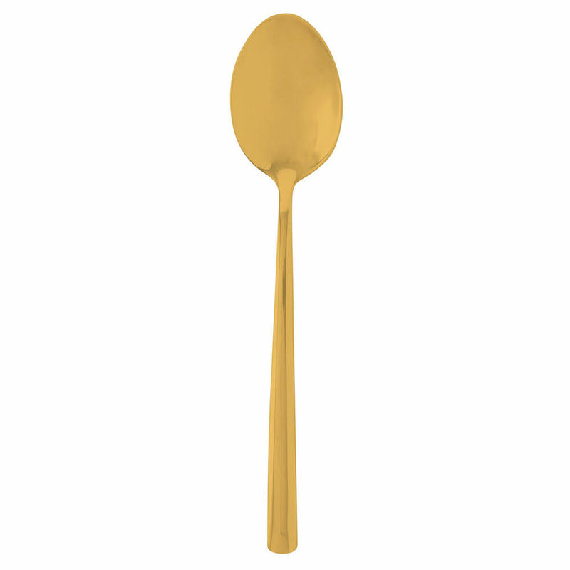 Spoon Bidasoa Ikonic Metal Gold 12 Units