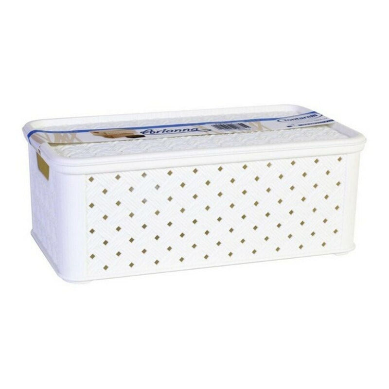 Storage Box with Lid Tontarelli 4 L Plastic