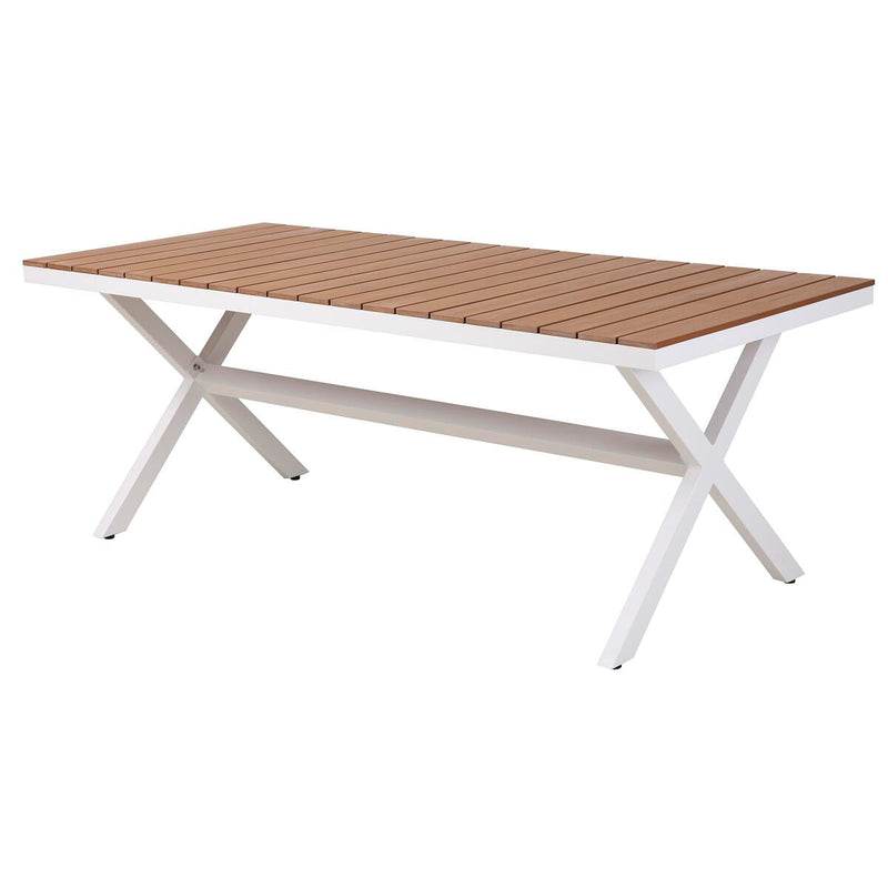 Table DKD Home Decor Exterior Aluminium Resin (200 x 90 x 75 cm)