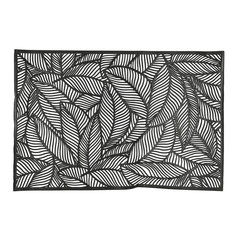 Table Mat Quid Habitat Sheets Black Textile (30 x 45 cm) (Pack 12x)