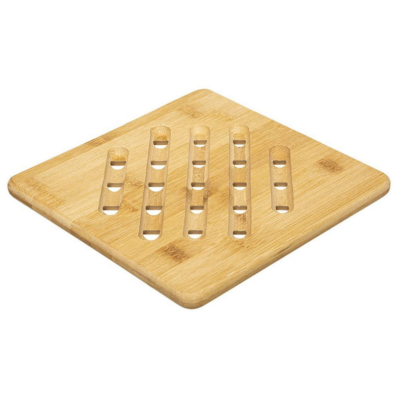 Table Mat Squared Bamboo (Ø 20 cm)