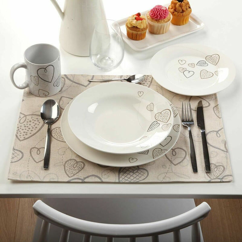 Table Mat Versa Cozy Polyester (36 x 0,5 x 48 cm)