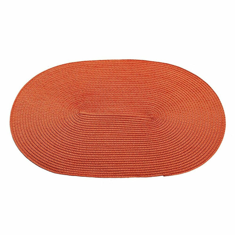 Table Mat Versa Orange Oval Nylon (30 x 1 x 45 cm) (45 x 30 cm)
