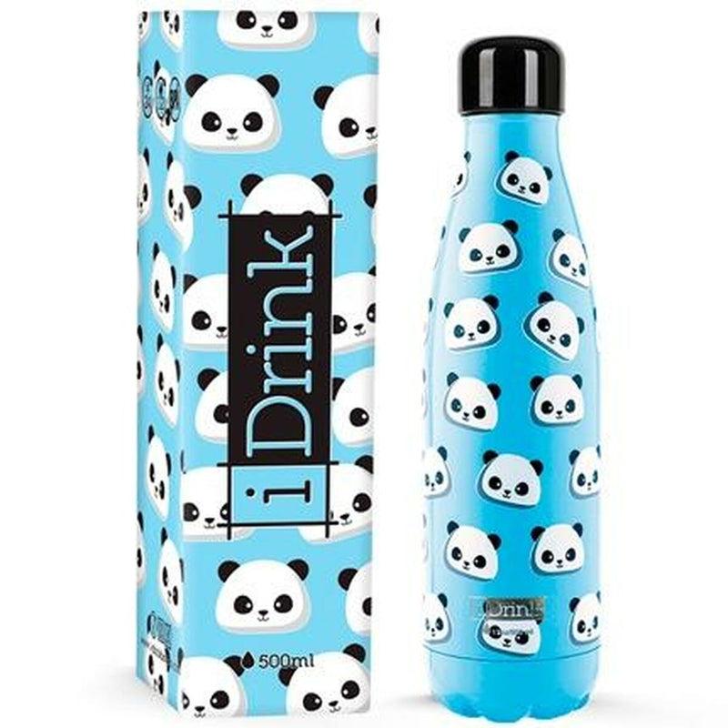 Thermal Bottle iTotal Blue Panda bear Stainless steel (500