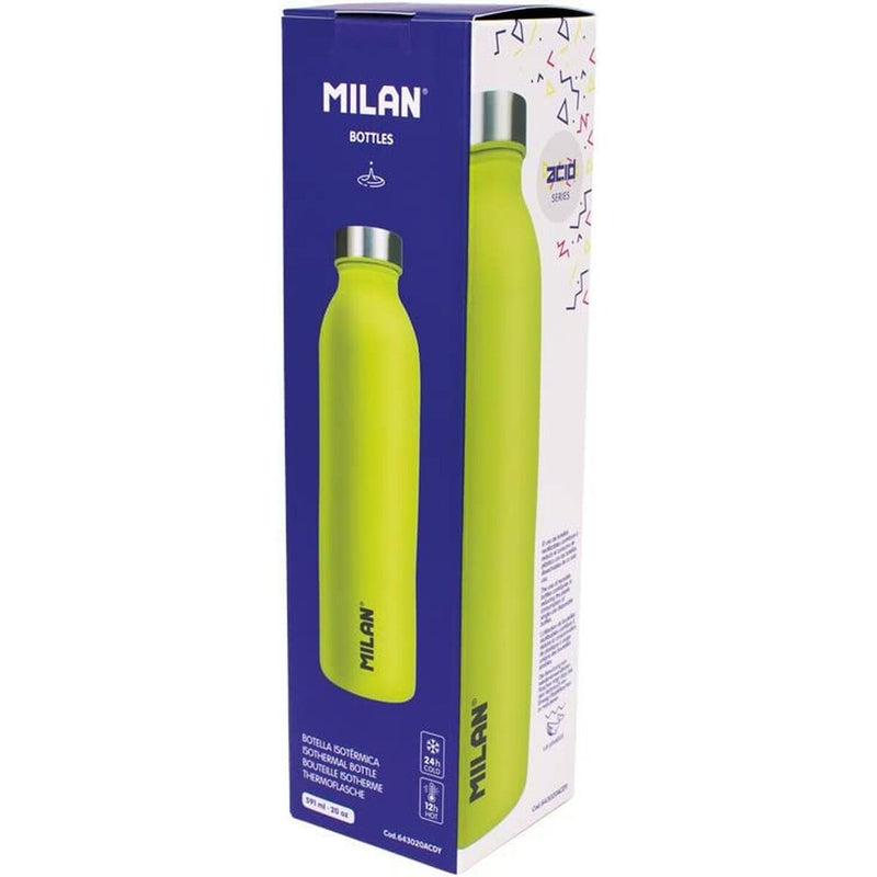 Thermal Bottle Milan Acid Stainless steel Yellow (591 ml) -