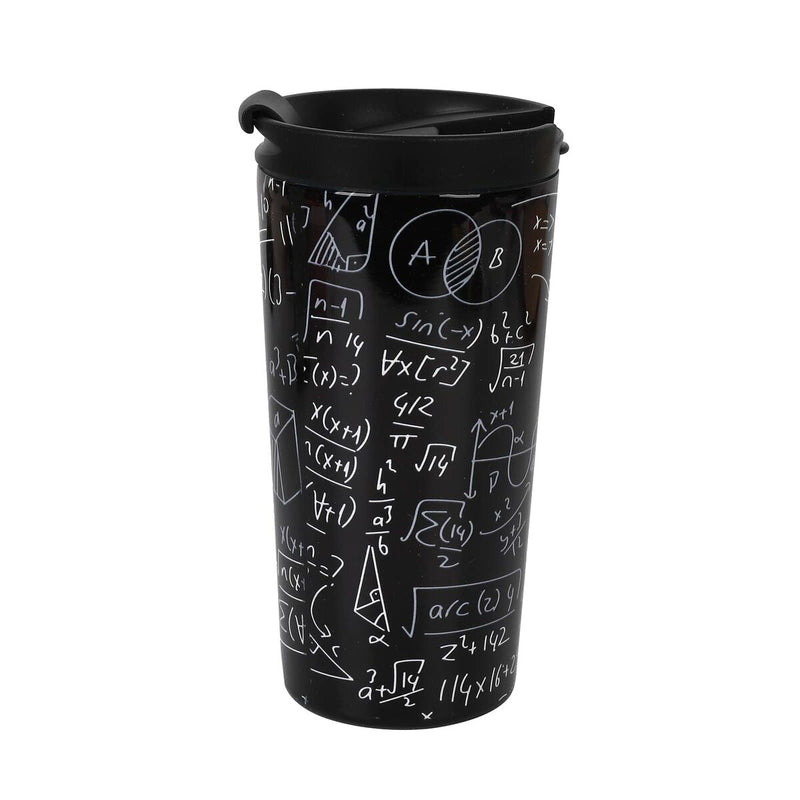 Thermal Cup with Lid iTotal Mathematics Black Double wall